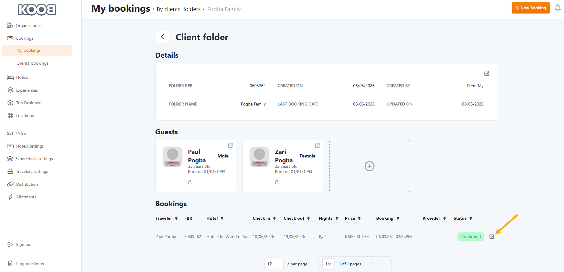 How to track booking statuses and history